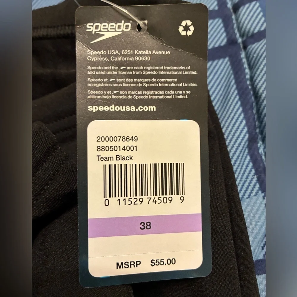 NWT Speedo Performance Jammer Swim Shorts  38